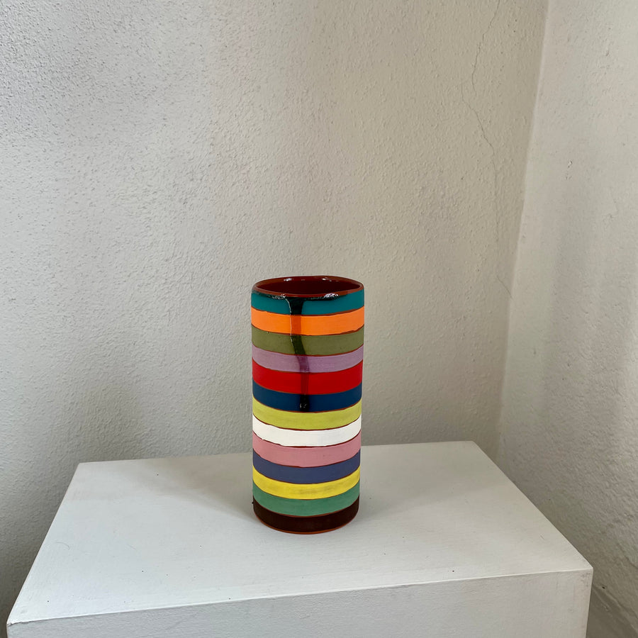 Terracotta Rainbow Vase
