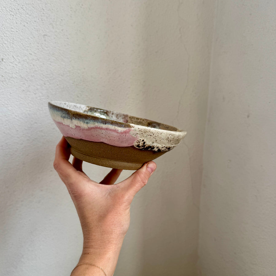 Speckled Pink + Cream Bowl