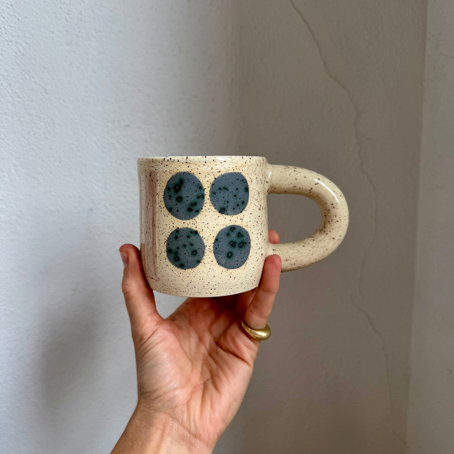Colorful Shapes Mug - speckled