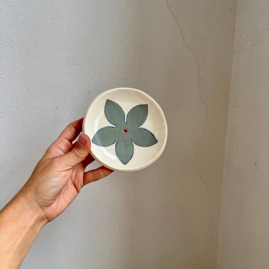 Footed Flower Dish