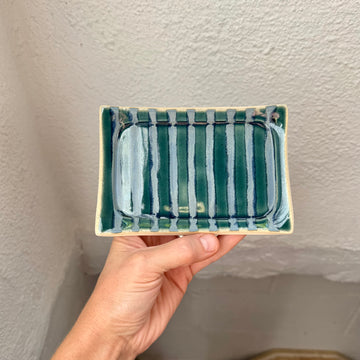 Blue Stripe Mini Vanity Tray
