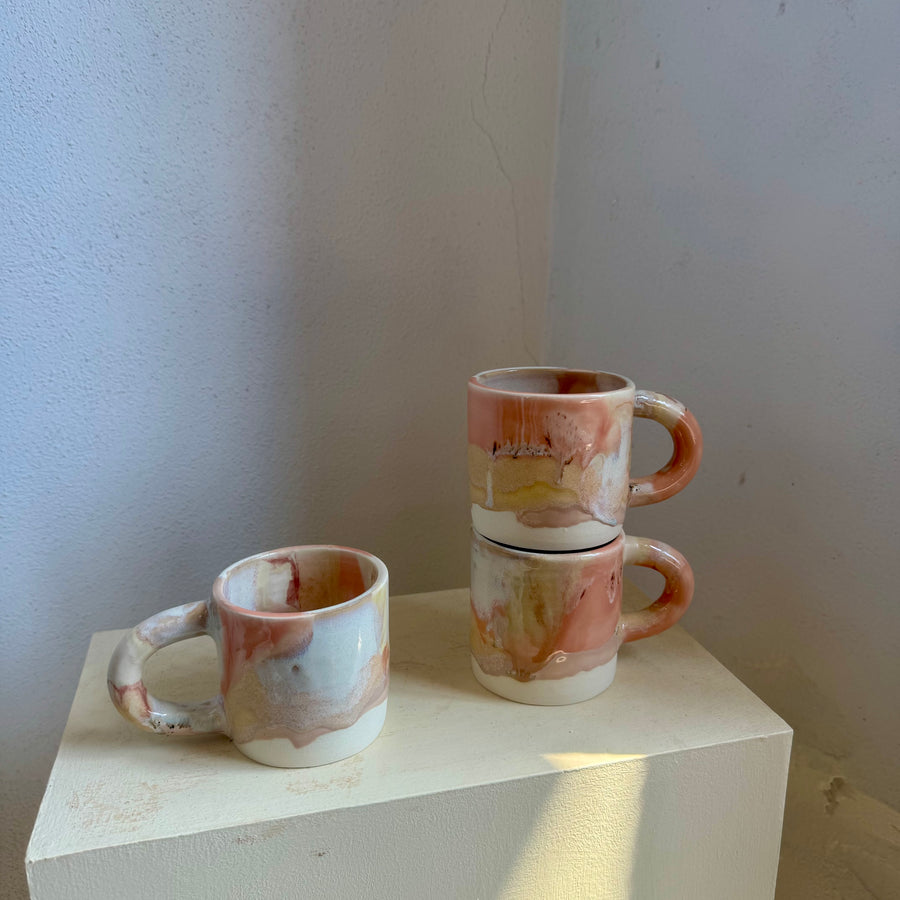 Pink Splatter Mug