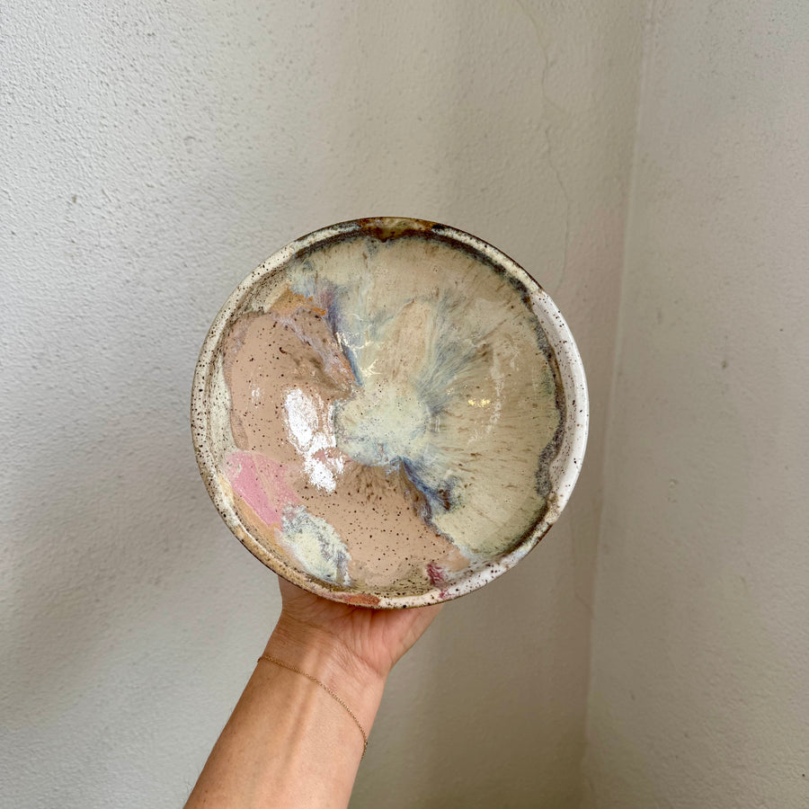 Speckled Pink + Cream Bowl