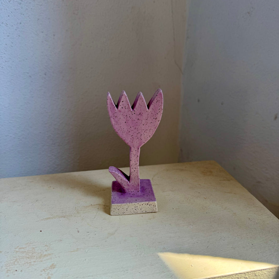 Ceramic Flower Figurine