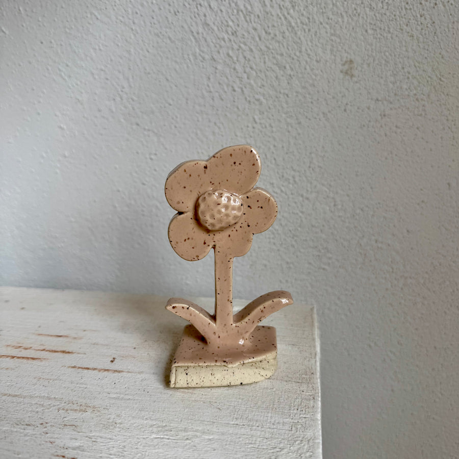 Ceramic Flower Figurine