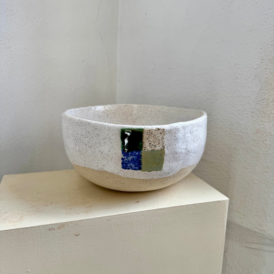 Four Square Stoneware Bowl