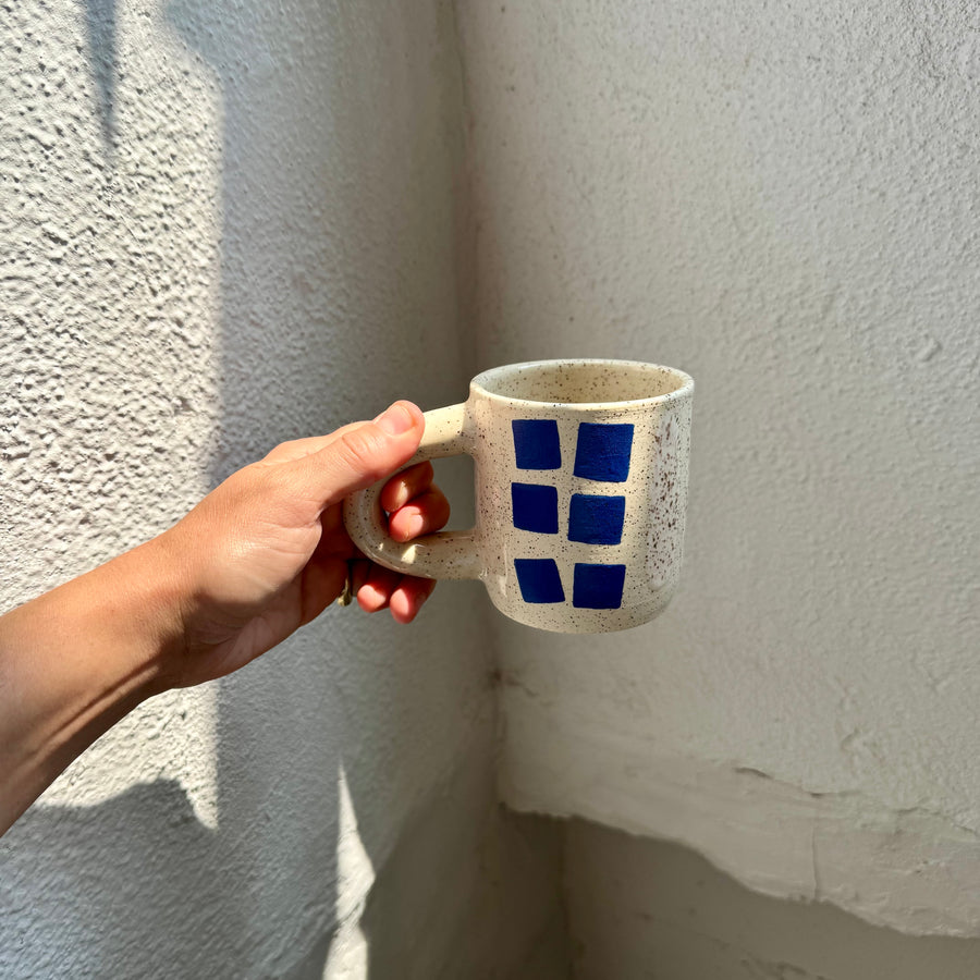Colorful Shapes Mug - speckled