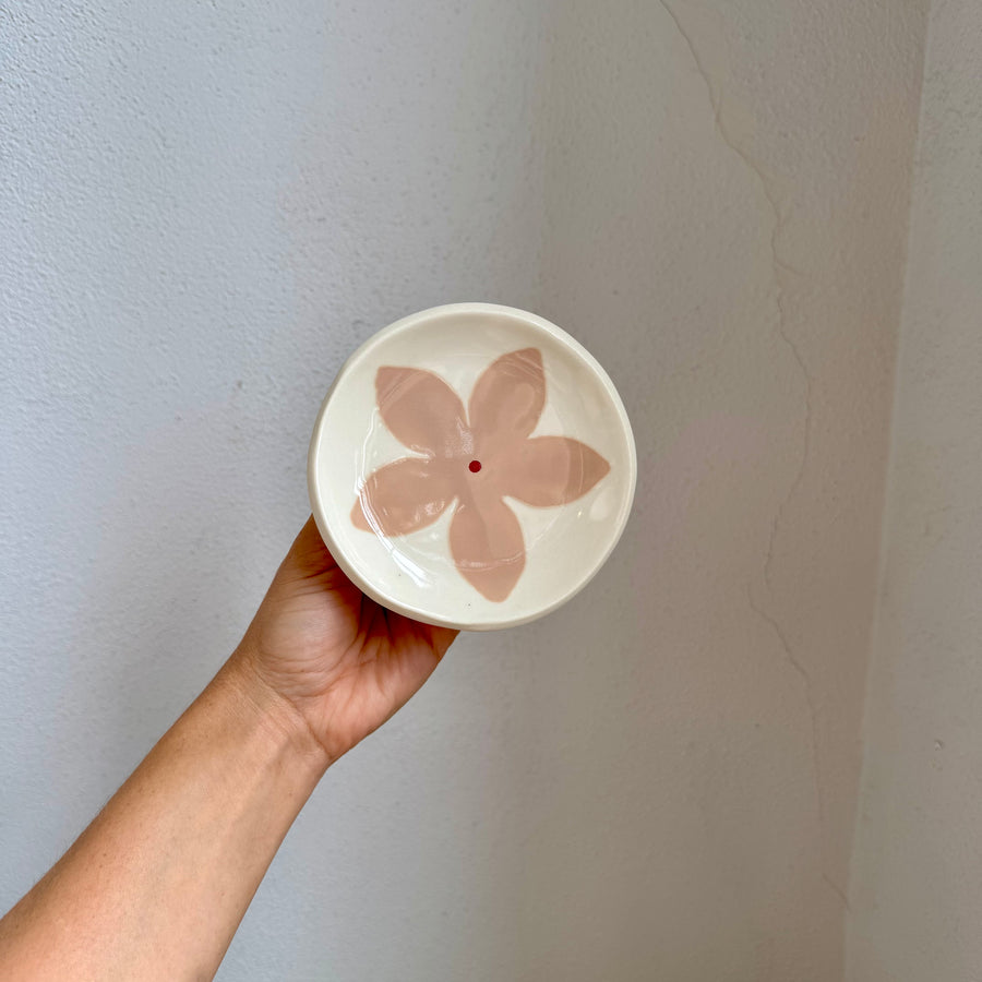 Footed Flower Dish