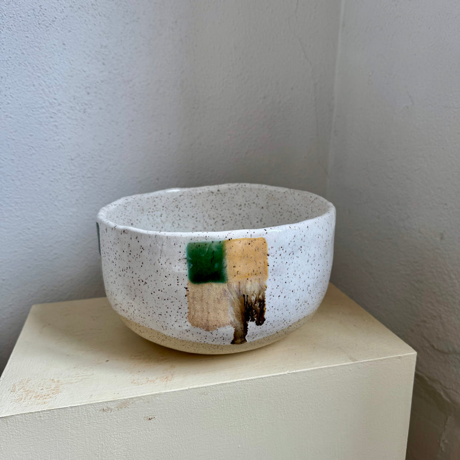 Four Square Stoneware Bowl