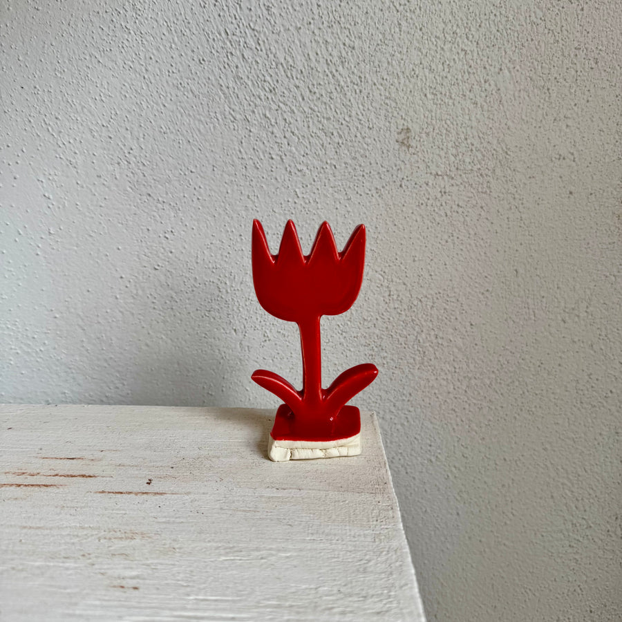 Ceramic Flower Figurine
