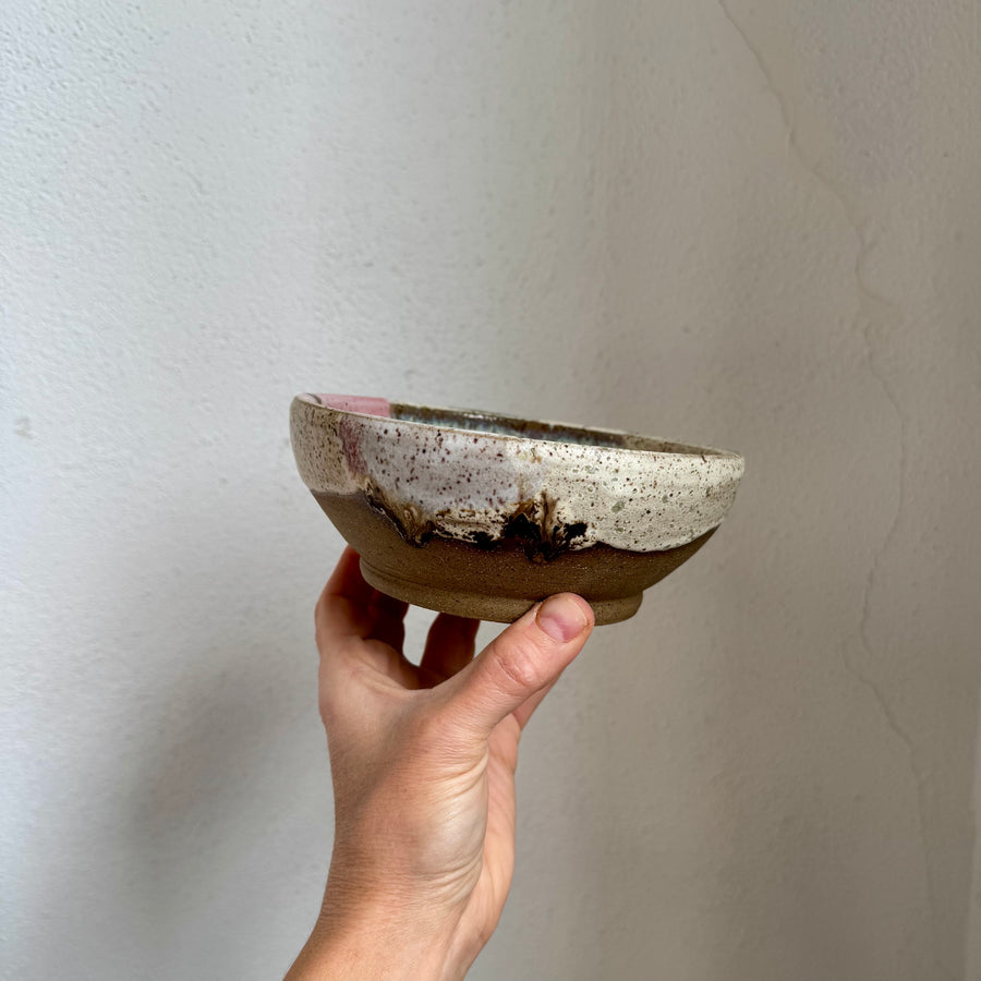 Speckled Pink + Cream Bowl
