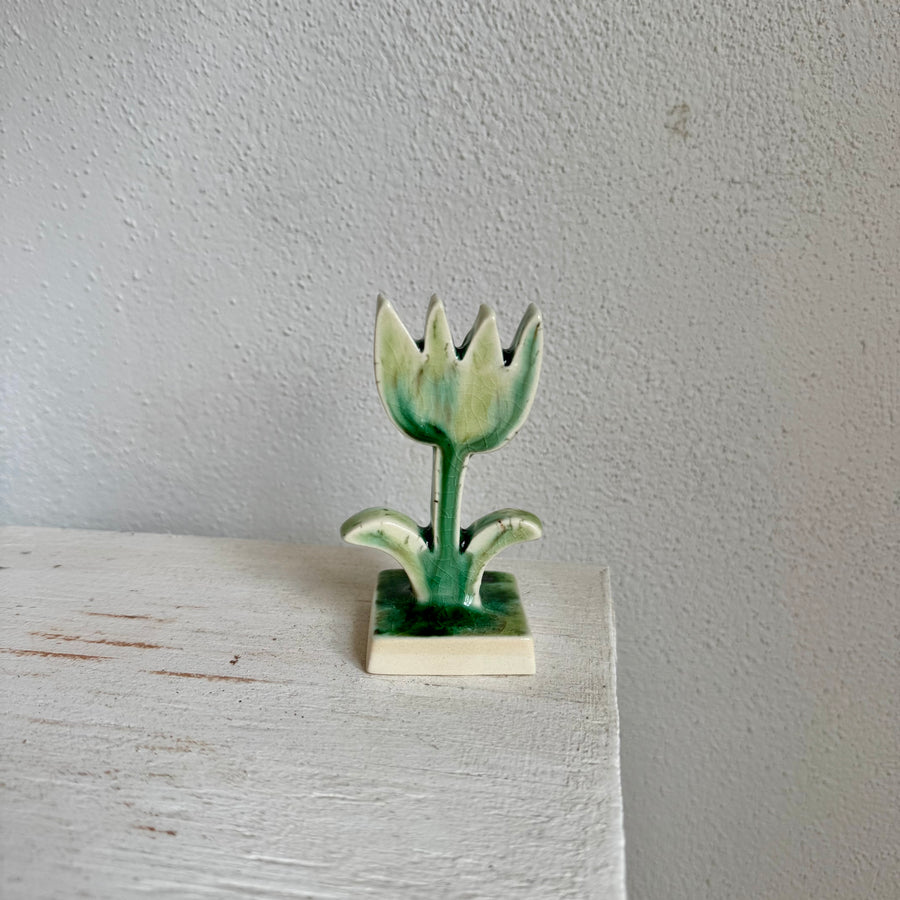 Ceramic Flower Figurine