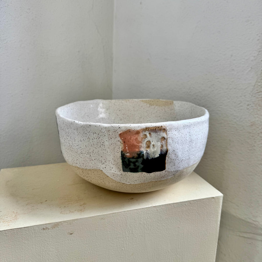 Four Square Stoneware Bowl