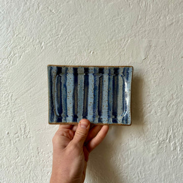 Blue Stripe Mini Vanity Tray