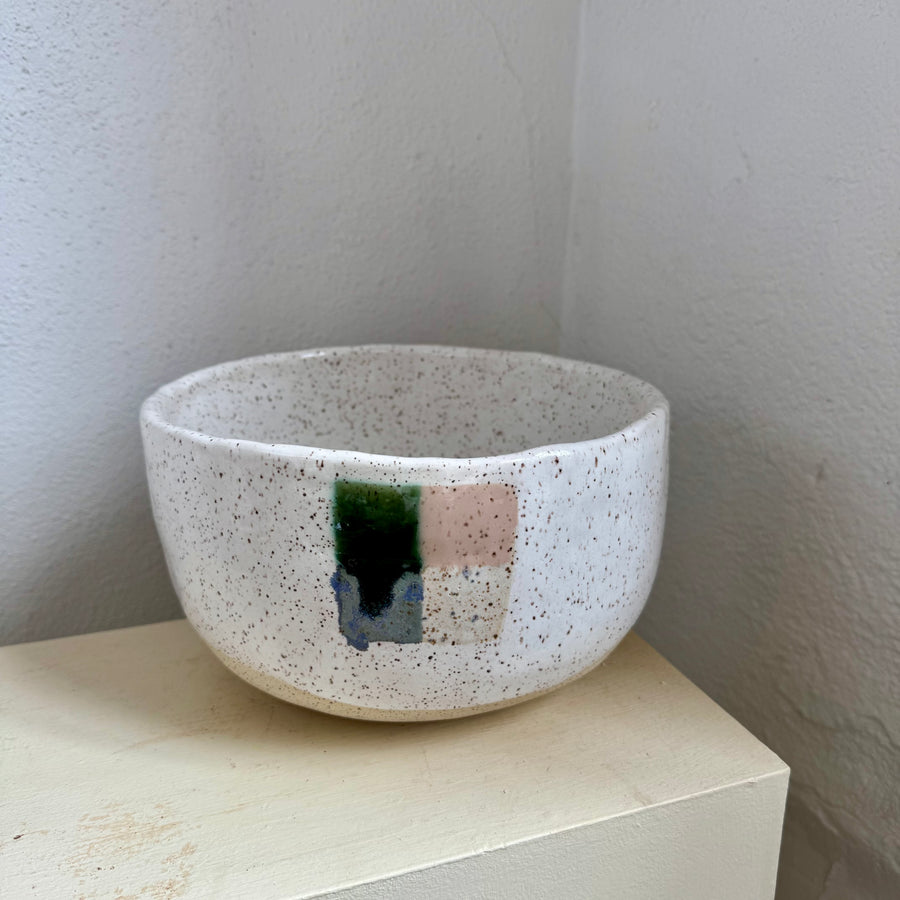 Four Square Stoneware Bowl