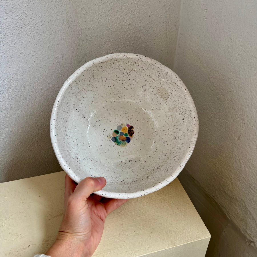 Four Square Stoneware Bowl