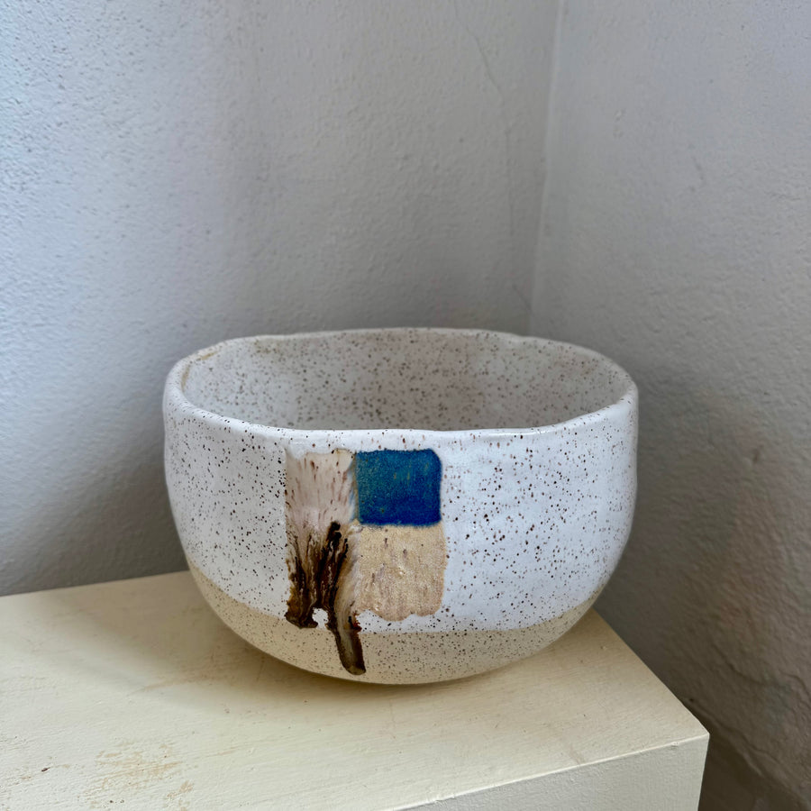 Four Square Stoneware Bowl