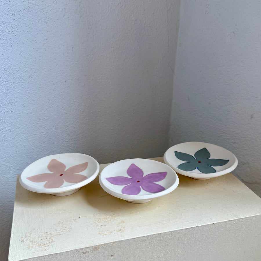 Footed Flower Dish