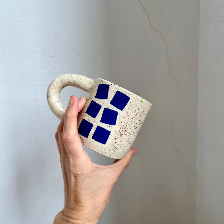 Colorful Shapes Mug - speckled