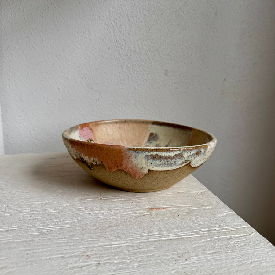 Speckled Pink + Cream Bowl