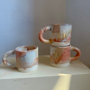Pink Splatter Mug