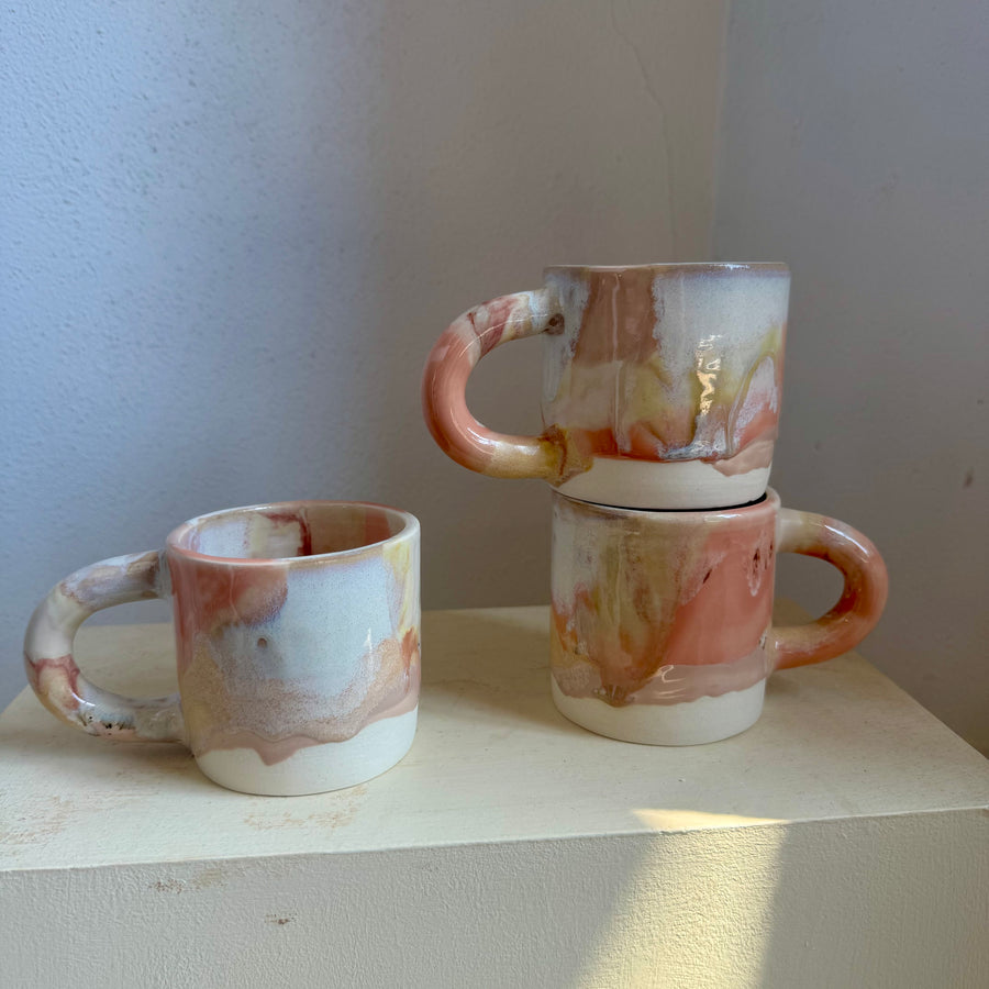 Pink Splatter Mug