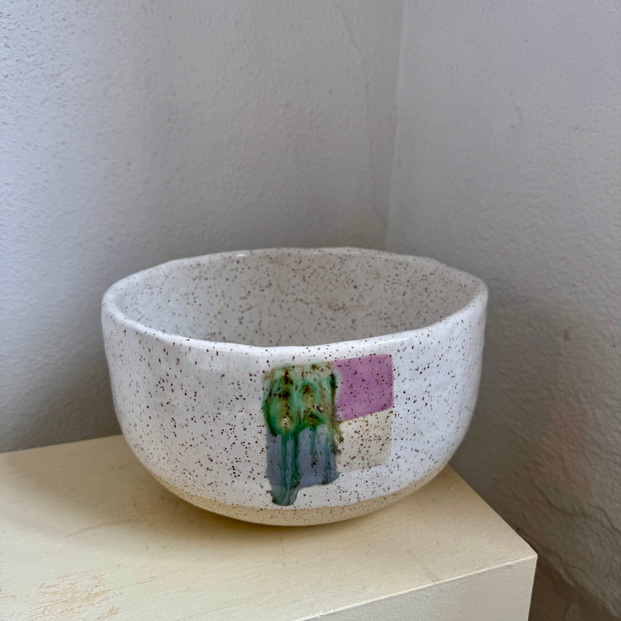 Four Square Stoneware Bowl