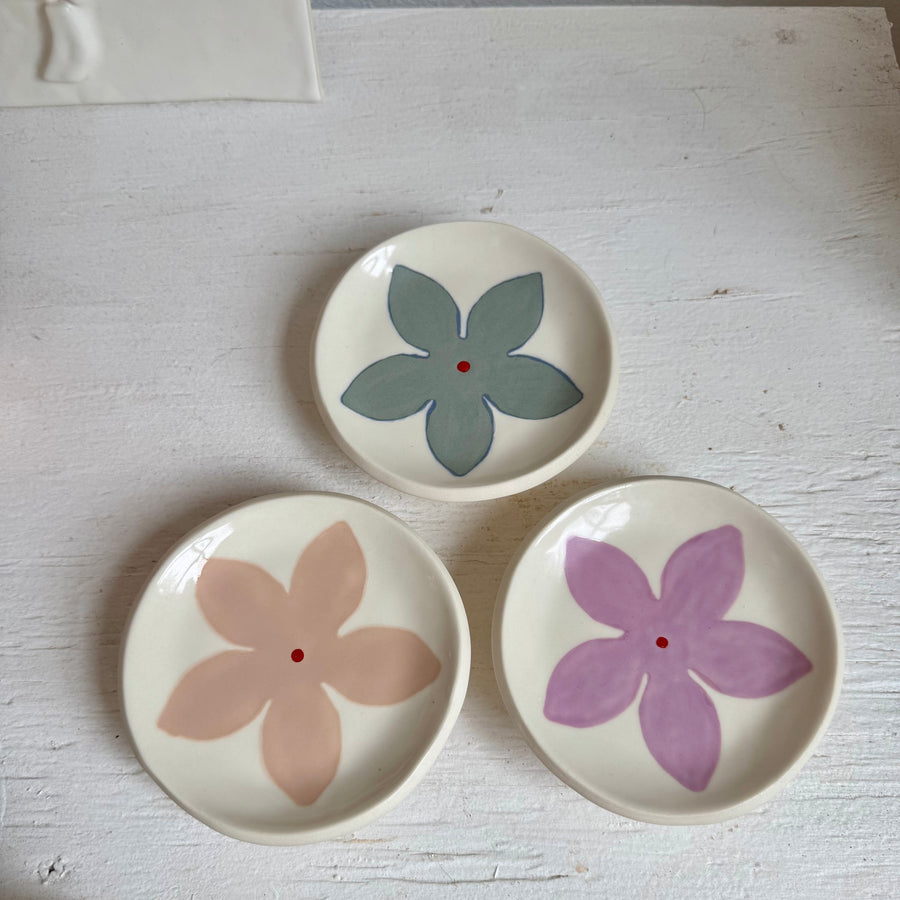 Footed Flower Dish