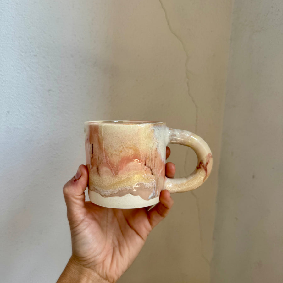 Pink Splatter Mug
