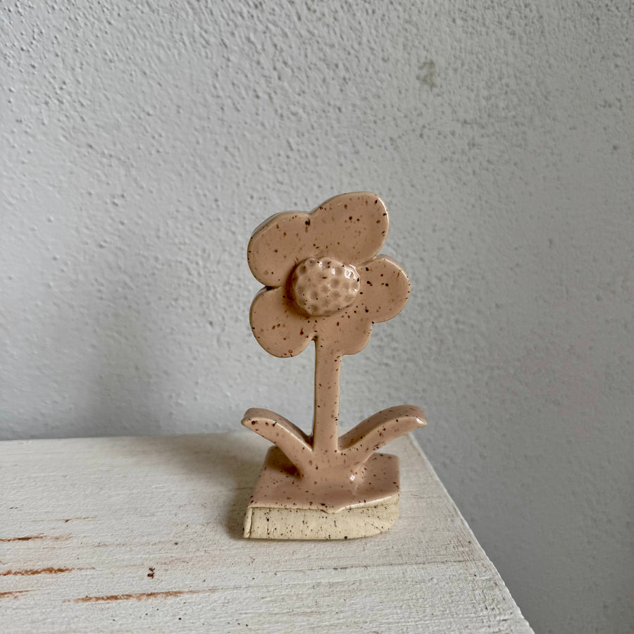 Ceramic Flower Figurine