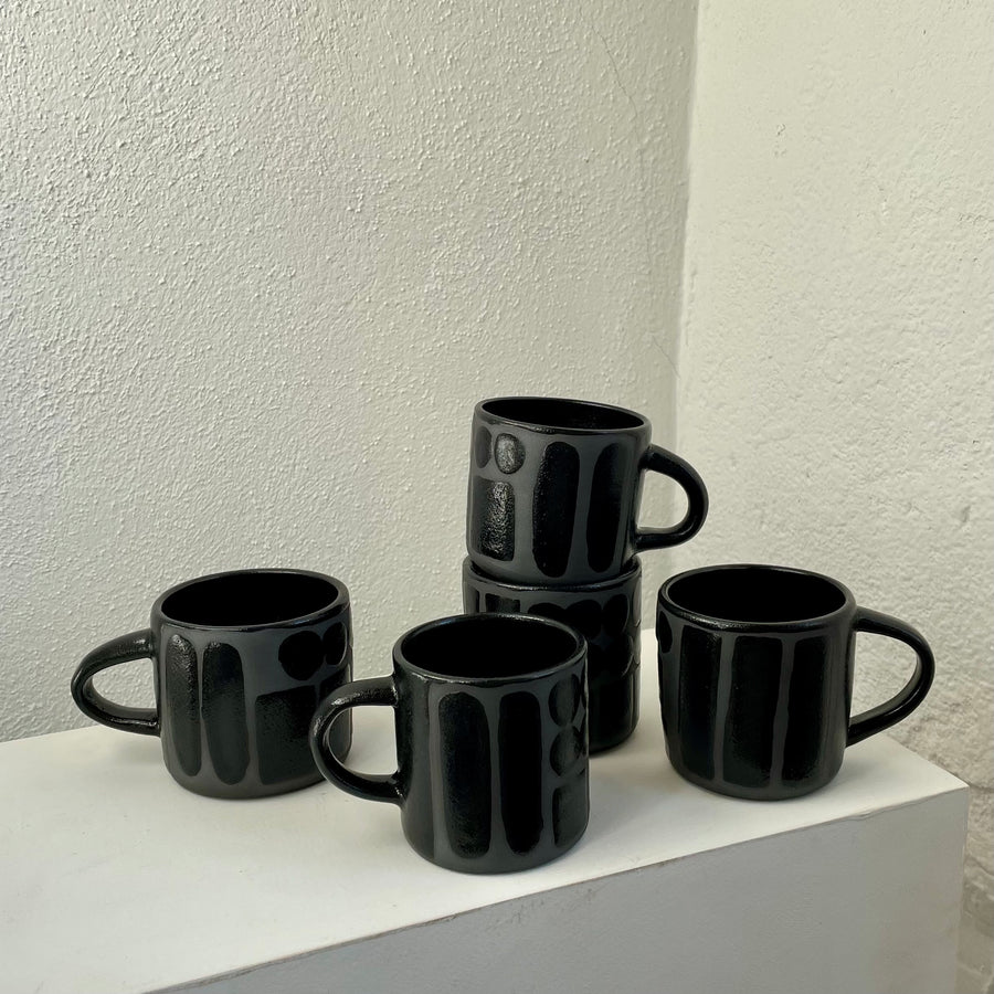 Black Shapes Mug