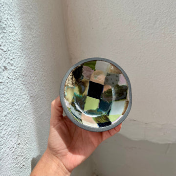 Colorful Check Bowl