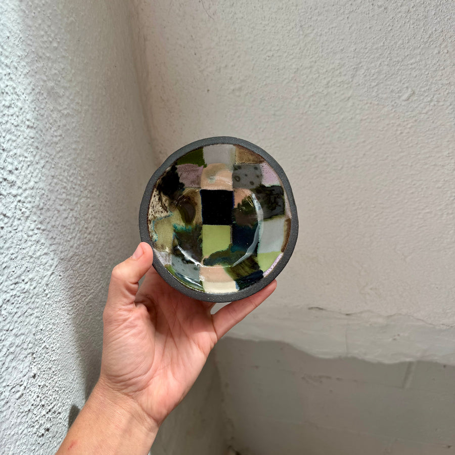Colorful Check Bowl