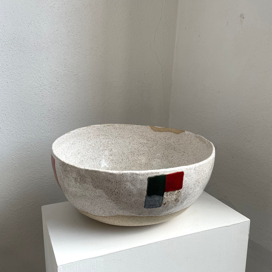 Four Square Stoneware Bowl