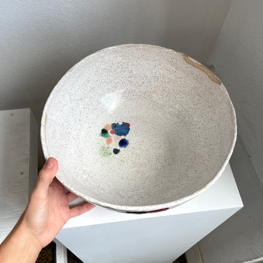 Four Square Stoneware Bowl