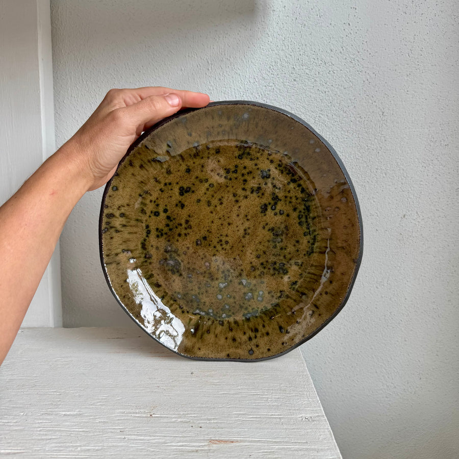 Speckled Green Platter