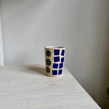 Colorful Shapes Speckled Tumbler