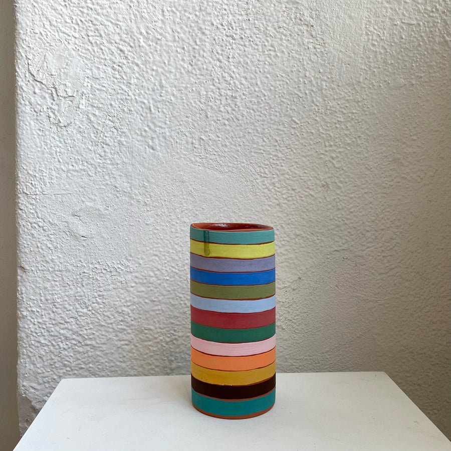 Terracotta Rainbow Vase