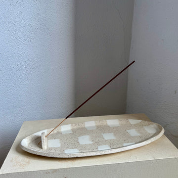 Speckled Inlay Ceramic Incense Tray