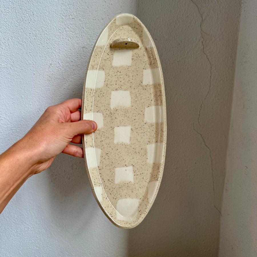 Speckled Inlay Ceramic Incense Tray