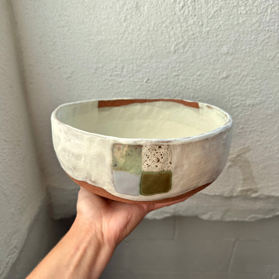 Four Square Stoneware Bowl