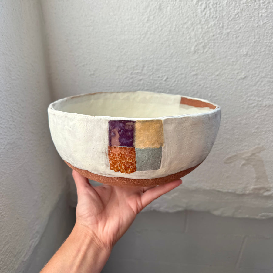 Four Square Stoneware Bowl