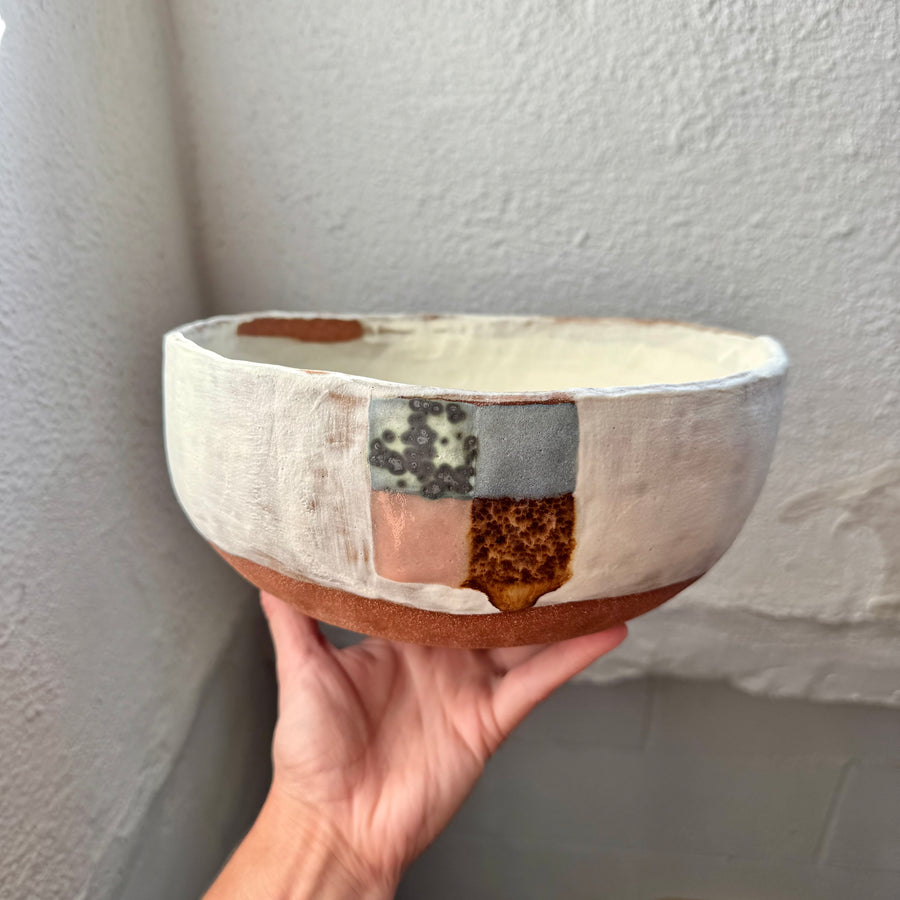 Four Square Stoneware Bowl