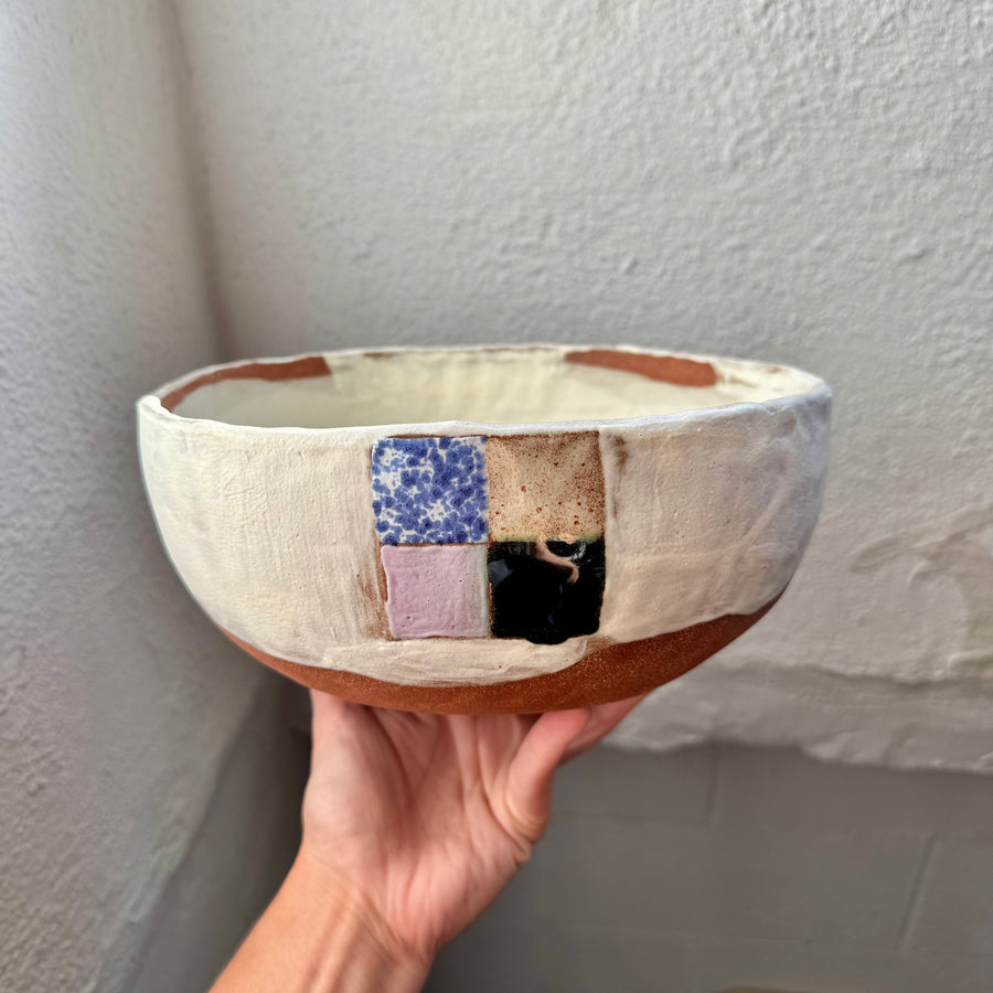 Four Square Stoneware Bowl