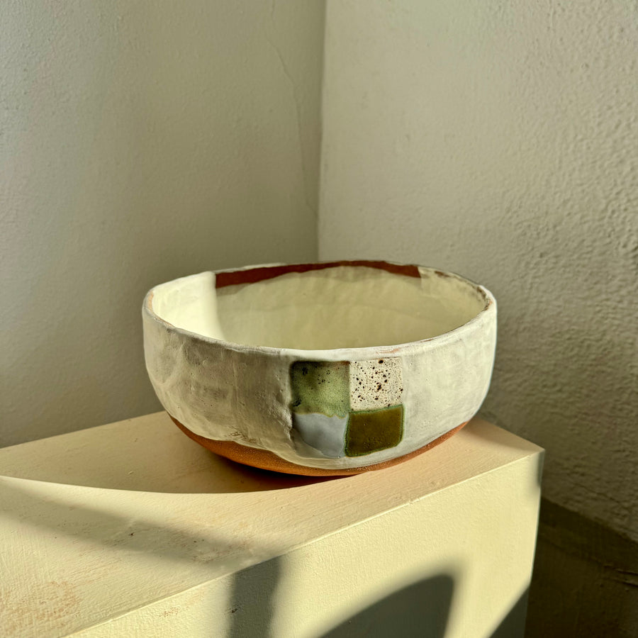 Four Square Stoneware Bowl