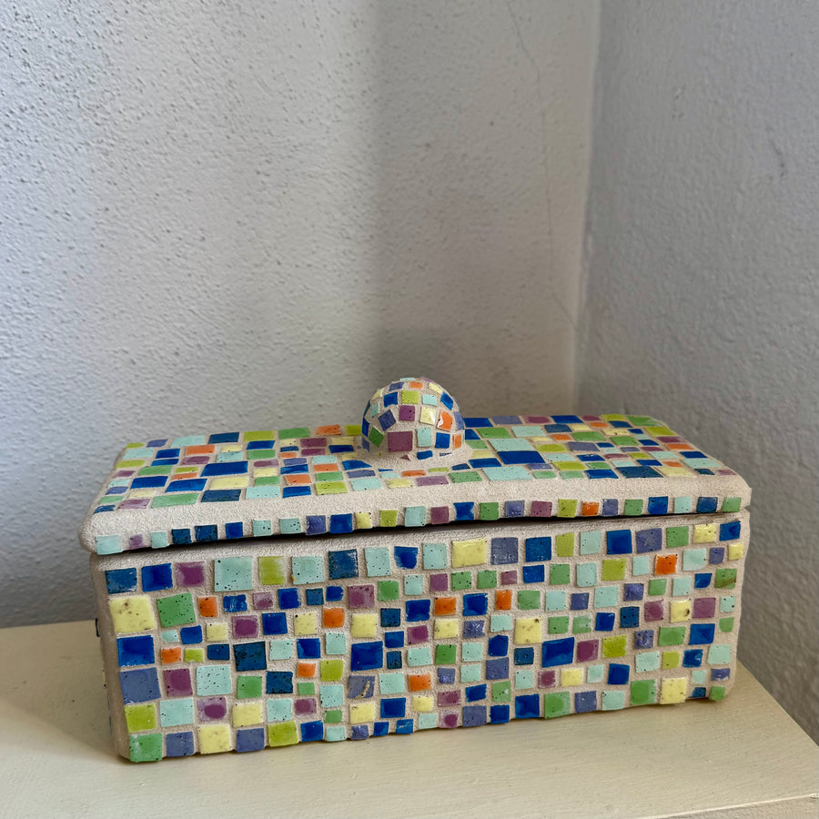Ceramic Tile Lidded Box