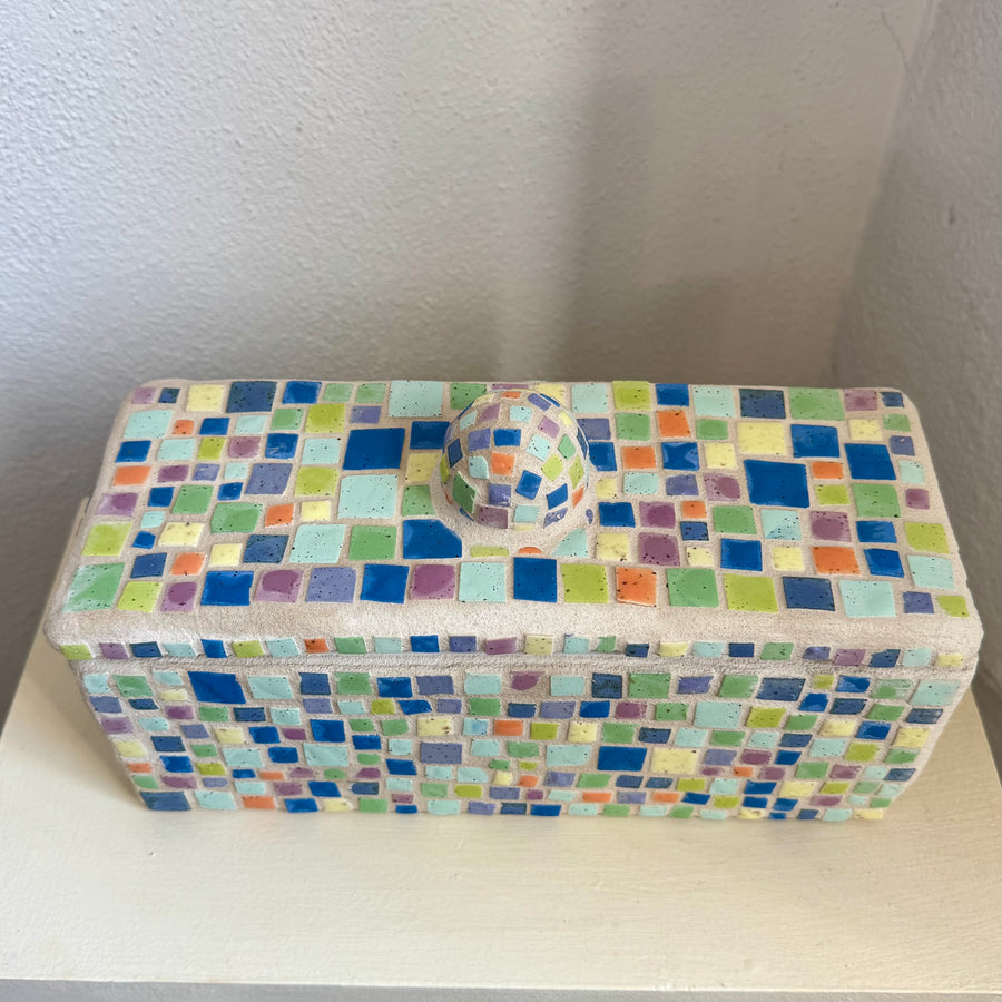 Ceramic Tile Lidded Box