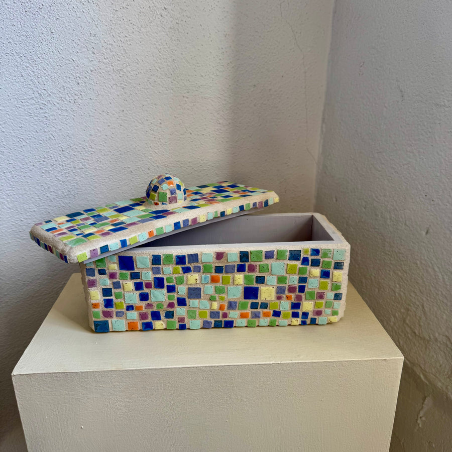 Ceramic Tile Lidded Box