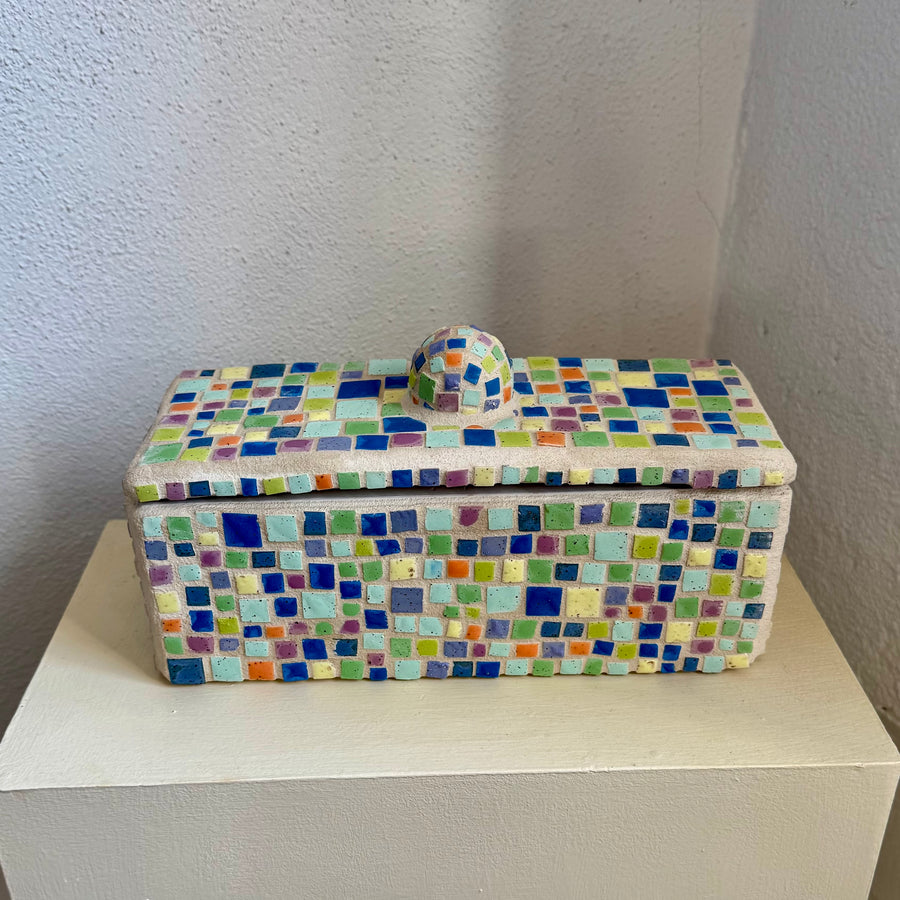 Ceramic Tile Lidded Box