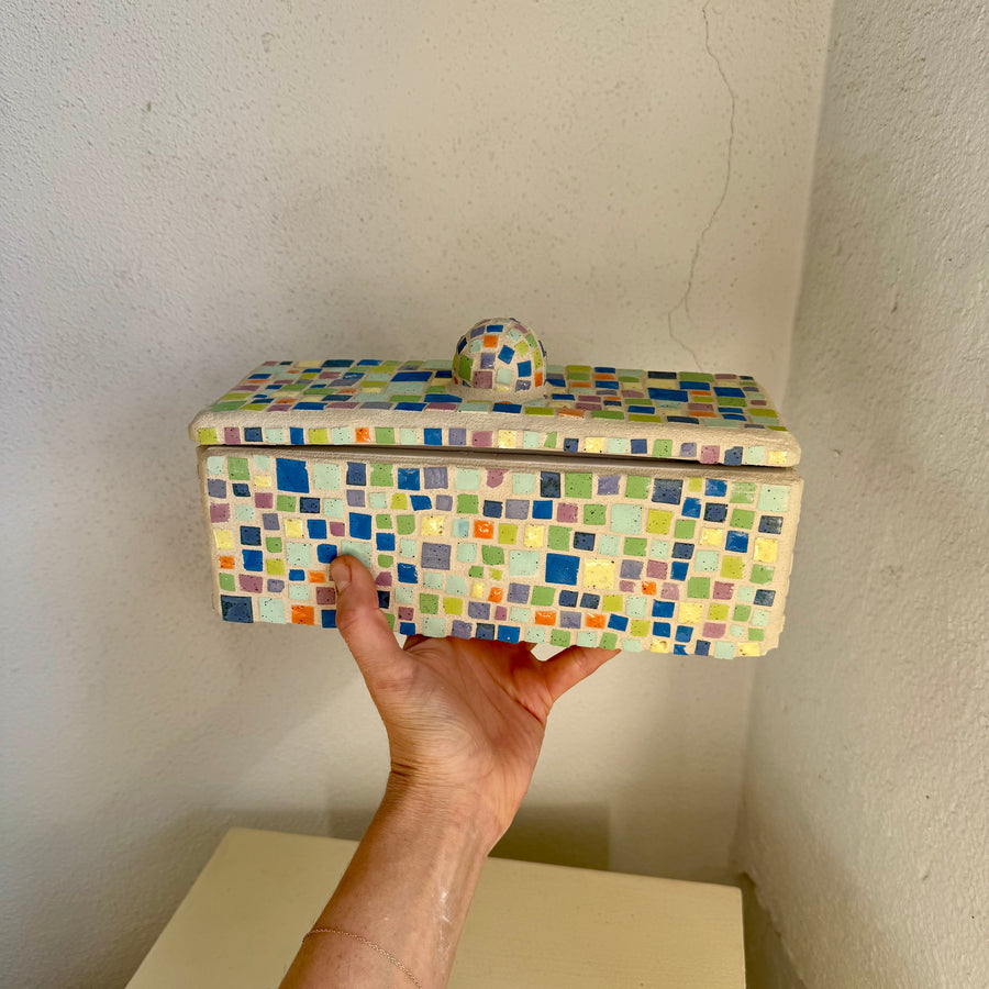Ceramic Tile Lidded Box
